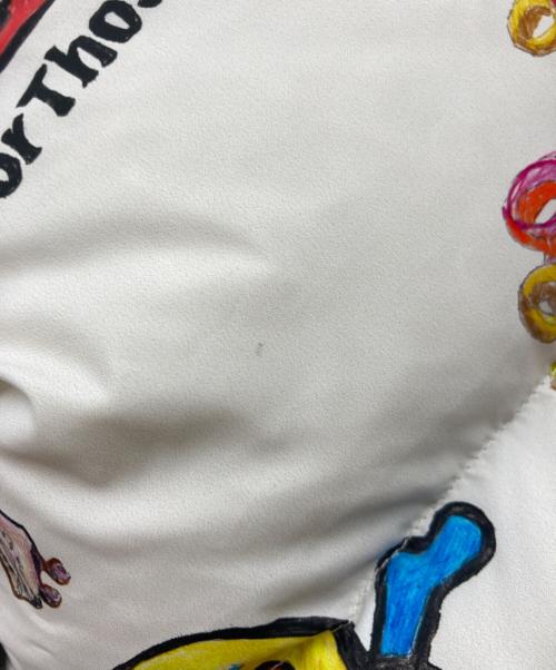 ICE CREAM（アイスクリーム）ICE CREAM (アイスクリーム) REVERSIBLE DOWN JACKET カーキ×ホワイト サイズ:Sの古着・服飾アイテム