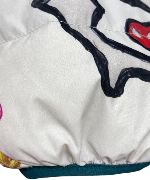 ICE CREAM（アイスクリーム）ICE CREAM (アイスクリーム) REVERSIBLE DOWN JACKET カーキ×ホワイト サイズ:Sの古着・服飾アイテム