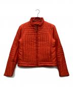 GUCCIグッチ）の古着「キルティングジャケット」｜オレンジ
