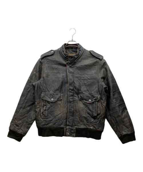 OLD NAVY（オールドネイビー）OLD NAVY (オールドネイビー) レザージャケット ブラック サイズ:Lの古着・服飾アイテム