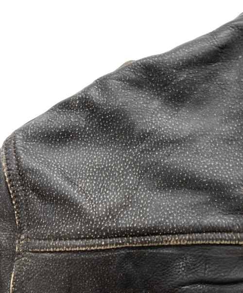 OLD NAVY（オールドネイビー）OLD NAVY (オールドネイビー) レザージャケット ブラック サイズ:Lの古着・服飾アイテム