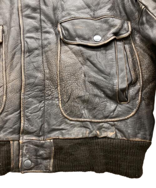 OLD NAVY（オールドネイビー）OLD NAVY (オールドネイビー) レザージャケット ブラック サイズ:Lの古着・服飾アイテム