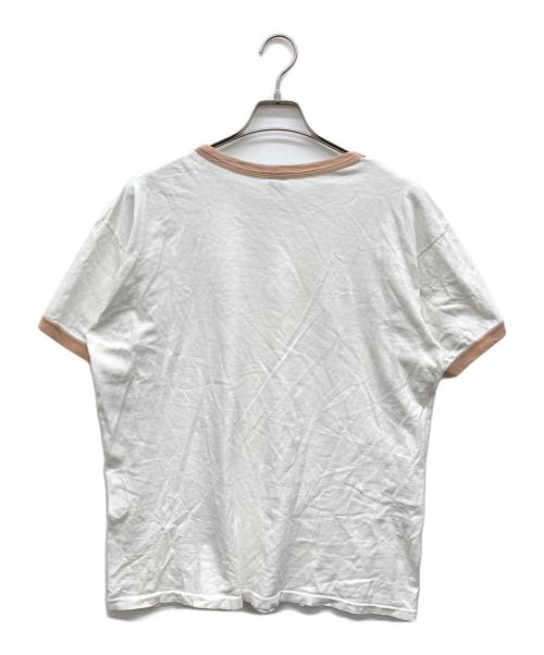Champion（チャンピオン）Champion (チャンピオン) リンガーTシャツ トリコタグ ホワイト サイズ:X-LARGEの古着・服飾アイテム