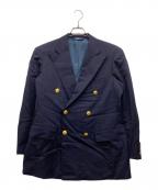 POLO RALPH LAURENポロ・ラルフローレン）の古着「紺ブレ金ボタンダブルテーラードジャケット」｜ネイビー