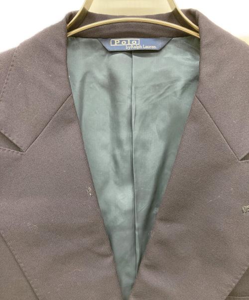 POLO RALPH LAUREN（ポロ・ラルフローレン）POLO RALPH LAUREN (ポロ・ラルフローレン) 紺ブレ金ボタンダブルテーラードジャケット ネイビー サイズ:C94-W82-T175　A6の古着・服飾アイテム