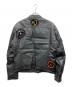 ARMANI JEANS (アルマーニジーンズ) レザーライダースジャケット ブラック サイズ:EU50：9000円
