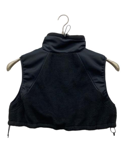 HYKE（ハイク）HYKE (ハイク) FLEECE CROPPED VEST ブラック サイズ:OSFAの古着・服飾アイテム