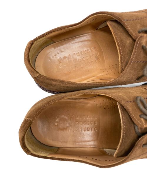 IM MIYAKE STUDIO（イッセイミヤケ ミヤケ スタジオ）IM MIYAKE STUDIO (イッセイミヤケ ミヤケ スタジオ) スウェードシューズ ブラウン サイズ:26の古着・服飾アイテム