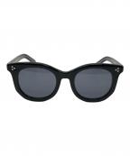 CASU eyewearキャスアイウェア）の古着「黒縁サングラス」｜ブラック