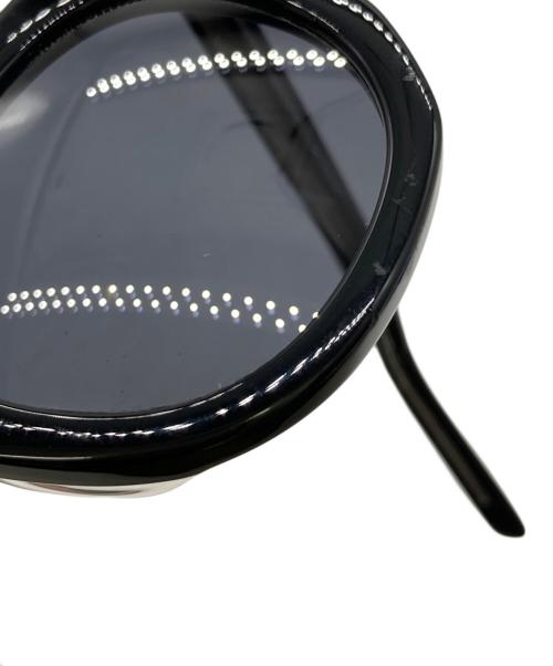 CASU eyewear（キャスアイウェア）CASU eyewear (キャスアイウェア) 黒縁サングラス ブラックの古着・服飾アイテム