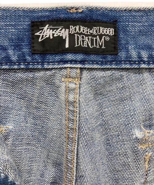 stussy（ステューシー）stussy (ステューシー) ハーフデニムカーゴパンツ インディゴ サイズ:32の古着・服飾アイテム