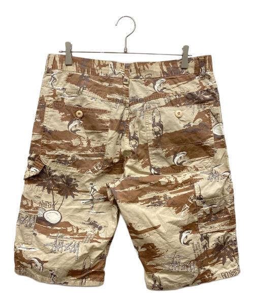 stussy（ステューシー）stussy (ステューシー) ハーフカモペインターパンツ ブラウン サイズ:32の古着・服飾アイテム