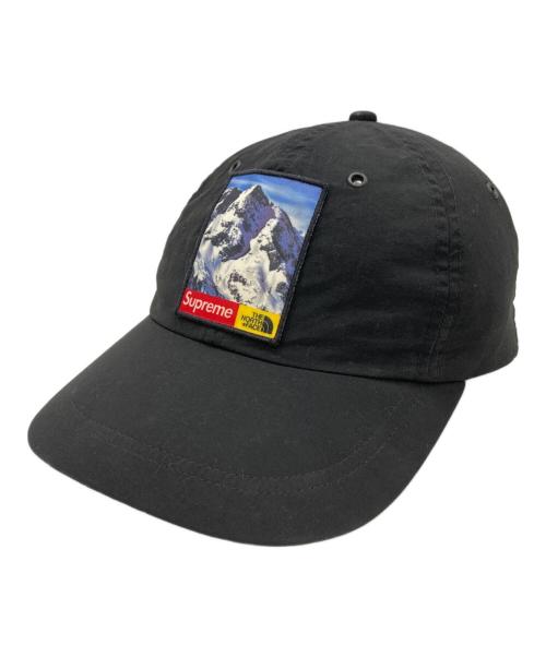 SUPREME（シュプリーム）SUPREME (シュプリーム) THE NORTH FACE (ザ ノース フェイス) Mountain 6-Panel Hat ブラックの古着・服飾アイテム