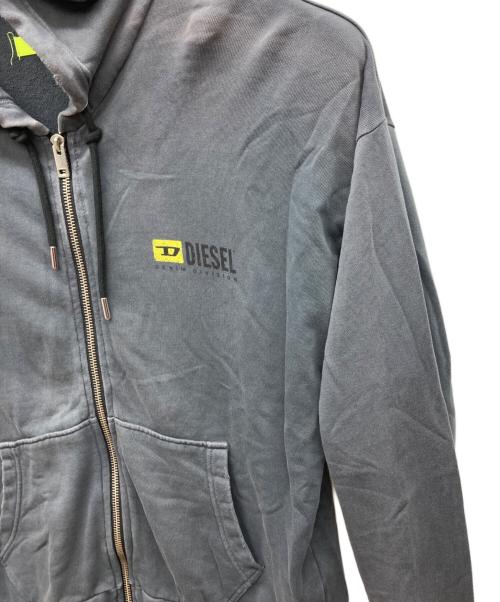 DIESEL（ディーゼル）DIESEL (ディーゼル) ジップパーカー グレー サイズ:Lの古着・服飾アイテム