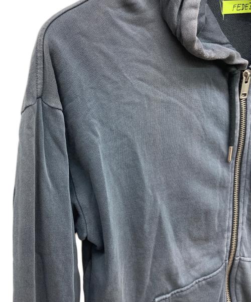 DIESEL（ディーゼル）DIESEL (ディーゼル) ジップパーカー グレー サイズ:Lの古着・服飾アイテム