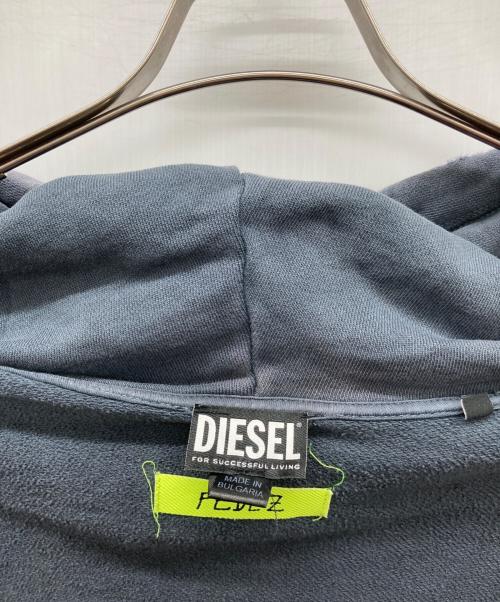 DIESEL（ディーゼル）DIESEL (ディーゼル) ジップパーカー グレー サイズ:Lの古着・服飾アイテム