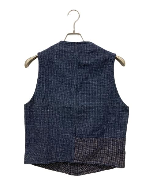 45rpm（45アールピーエム）45rpm (45アールピーエム) コットンツイードベスト インディゴ サイズ:3の古着・服飾アイテム