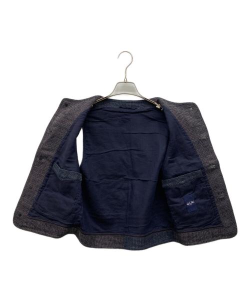 45rpm（45アールピーエム）45rpm (45アールピーエム) コットンツイードベスト インディゴ サイズ:3の古着・服飾アイテム