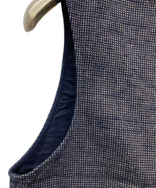 45rpm（45アールピーエム）45rpm (45アールピーエム) コットンツイードベスト インディゴ サイズ:3の古着・服飾アイテム