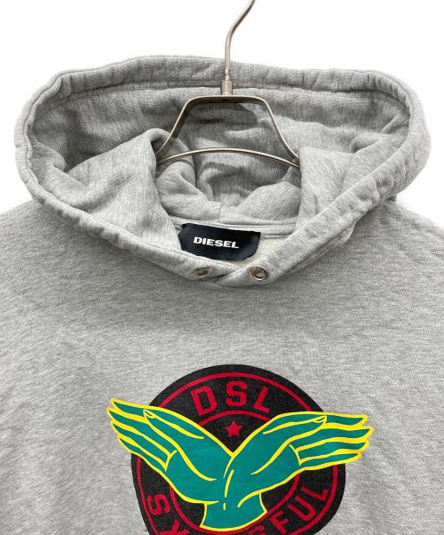 DIESEL（ディーゼル）DIESEL (ディーゼル) パーカー グレー サイズ:L　185/100Aの古着・服飾アイテム