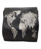 Jean Paul GAULTIERジャンポールゴルチェ）の古着「フラップリュック 世界地図」｜ブラック