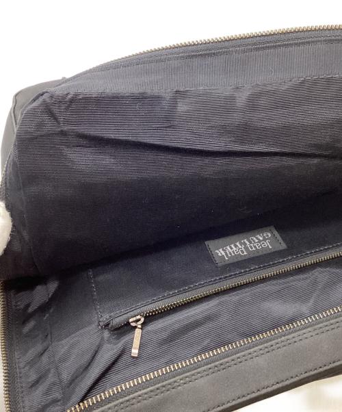 Jean Paul GAULTIER（ジャンポールゴルチェ）Jean Paul GAULTIER (ジャンポールゴルチェ) フラップリュック 世界地図 ブラックの古着・服飾アイテム