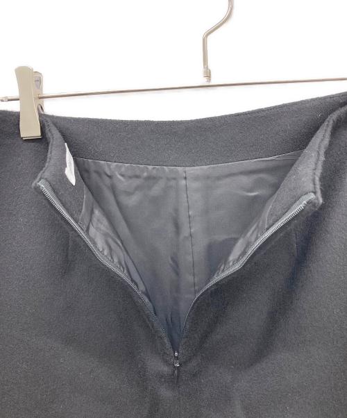 EVERYDAY I LIKE.（エヴリデイ アイ ライク）EVERYDAY I LIKE. (エヴリデイ アイ ライク) カシミヤ混フレアロングスカート ブラック サイズ:38の古着・服飾アイテム