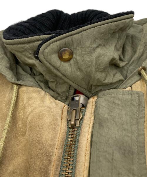 C.P COMPANY（シーピーカンパニー）C.P COMPANY (シーピーカンパニー) nylon suede field jacket カーキ サイズ:46の古着・服飾アイテム