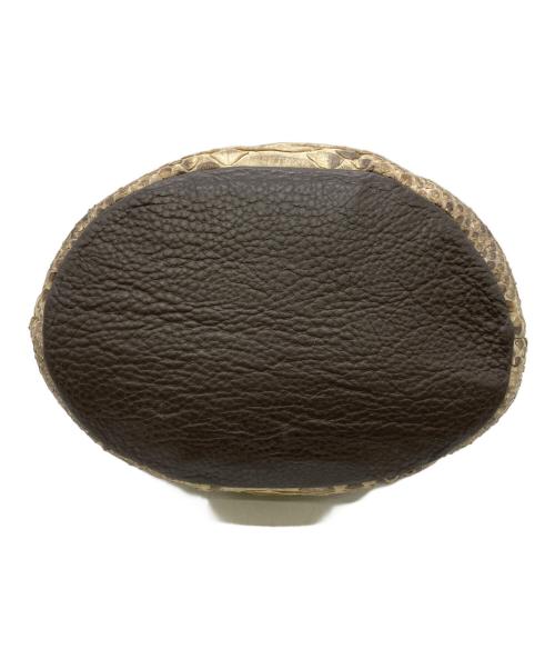 SUN REMY（サン レミ）SUN REMY (サン レミ) パイソンスキンバッグ ベージュの古着・服飾アイテム