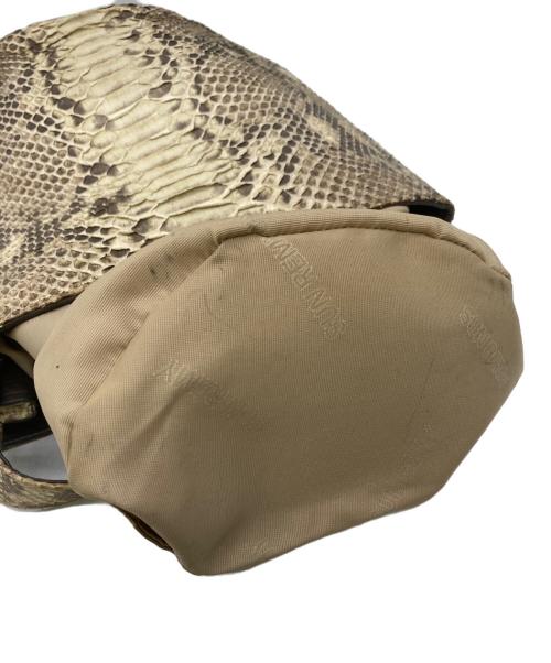 SUN REMY（サン レミ）SUN REMY (サン レミ) パイソンスキンバッグ ベージュの古着・服飾アイテム