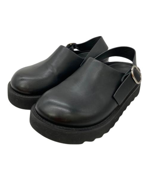 aere（アエレ）aere (アエレ) Ecoleather Sling Backshoes ブラック サイズ:245（1.5）の古着・服飾アイテム