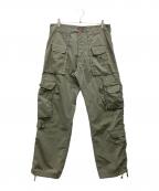 stussyステューシー）の古着「テクノカーゴパンツ」｜オリーブ