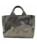 A.D.M.J. (エーディーエムジェイ) カモフラハンドバッグ カーキ：10000円