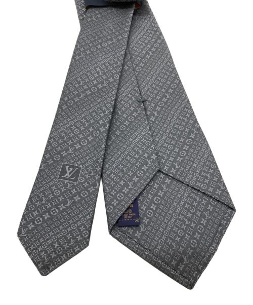 LOUIS VUITTON（ルイ ヴィトン）LOUIS VUITTON (ルイ ヴィトン) モノグラムネクタイ グレー サイズ:なしの古着・服飾アイテム