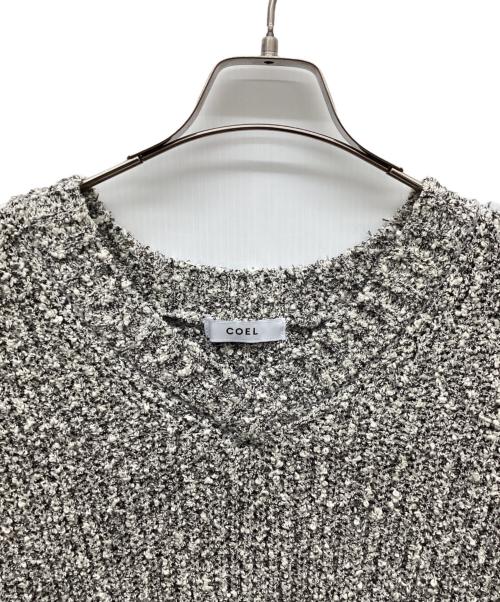 COEL（コエル）COEL (コエル) ミックス畔オーバーベスト グレー サイズ:Ｆの古着・服飾アイテム