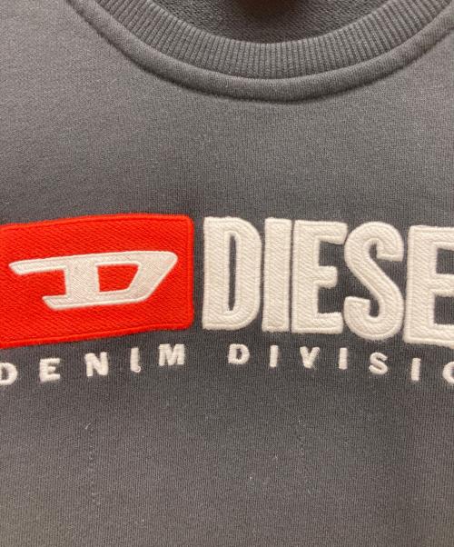 DIESEL（ディーゼル）DIESEL (ディーゼル) ロゴスウェットワンピース ブラック サイズ:Sの古着・服飾アイテム