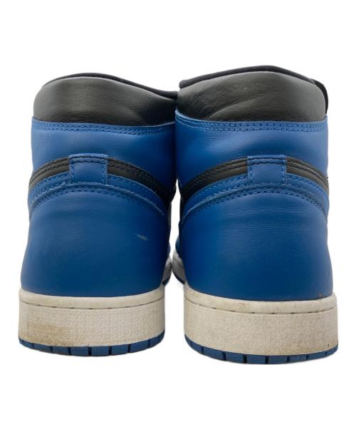 NIKE（ナイキ）NIKE (ナイキ) AIR JORDAN 1RETRO HIGH OG ブラック×ブルー サイズ:US10の古着・服飾アイテム