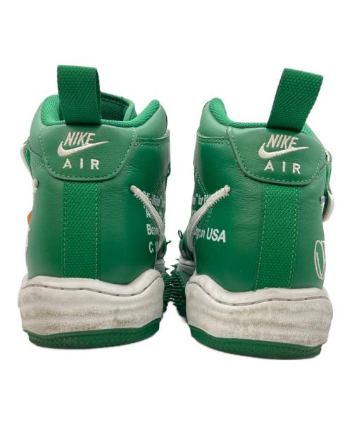 NIKE（ナイキ）NIKE (ナイキ) OFFWHITE (オフホワイト) AIR FORCE 1 MID SP LTHR グリーン サイズ:US10の古着・服飾アイテム