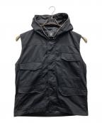 CASTLEBERRY HILLSキャッスルベリーヒルズ）の古着「フードベスト」｜ブラック