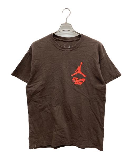 JORDAN（ジョーダン）JORDAN (ジョーダン) TRAVIS SCOTT (トラヴィススコット) cactus jack Tシャツ ブラウン サイズ:Lの古着・服飾アイテム