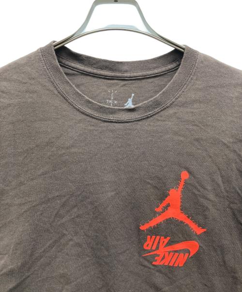 JORDAN（ジョーダン）JORDAN (ジョーダン) TRAVIS SCOTT (トラヴィススコット) cactus jack Tシャツ ブラウン サイズ:Lの古着・服飾アイテム