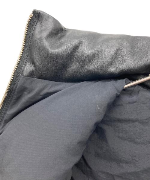 SUPPLIER（サプライヤー）SUPPLIER (サプライヤー) ベロアダウンジャケット ブラック×ブルー サイズ:XLの古着・服飾アイテム