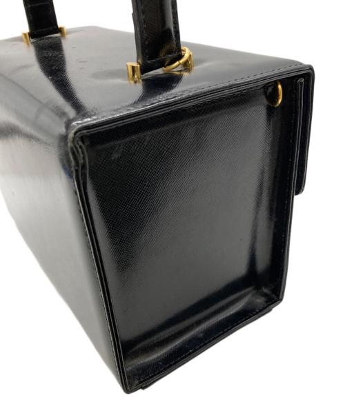 GIANNI VERSACE（ジャンニ・ヴェルサーチ）GIANNI VERSACE (ジャンニ・ヴェルサーチ) ハンドバッグ ブラックの古着・服飾アイテム