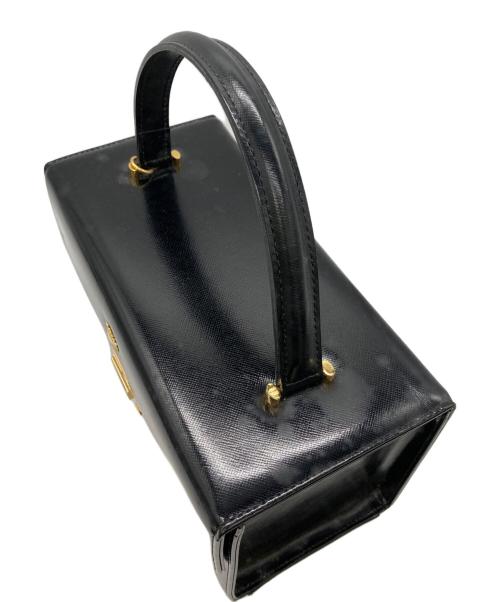 GIANNI VERSACE（ジャンニ・ヴェルサーチ）GIANNI VERSACE (ジャンニ・ヴェルサーチ) ハンドバッグ ブラックの古着・服飾アイテム