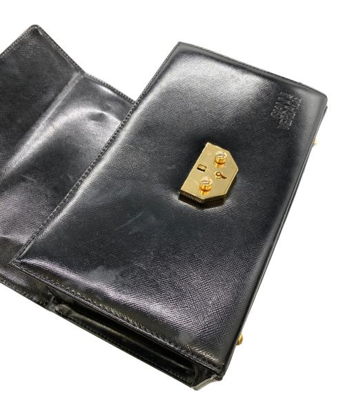 GIANNI VERSACE（ジャンニ・ヴェルサーチ）GIANNI VERSACE (ジャンニ・ヴェルサーチ) ハンドバッグ ブラックの古着・服飾アイテム