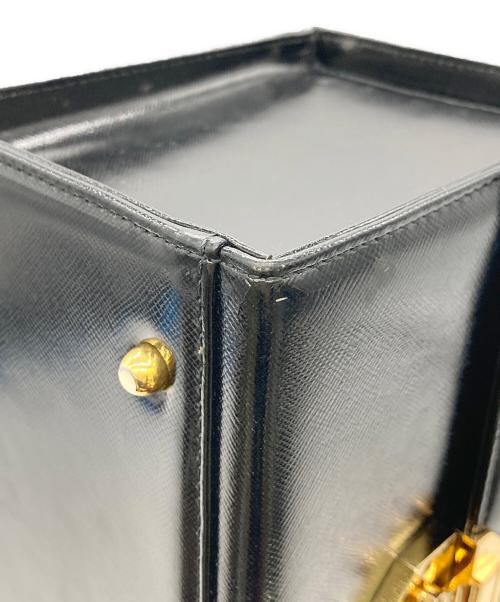 GIANNI VERSACE（ジャンニ・ヴェルサーチ）GIANNI VERSACE (ジャンニ・ヴェルサーチ) ハンドバッグ ブラックの古着・服飾アイテム