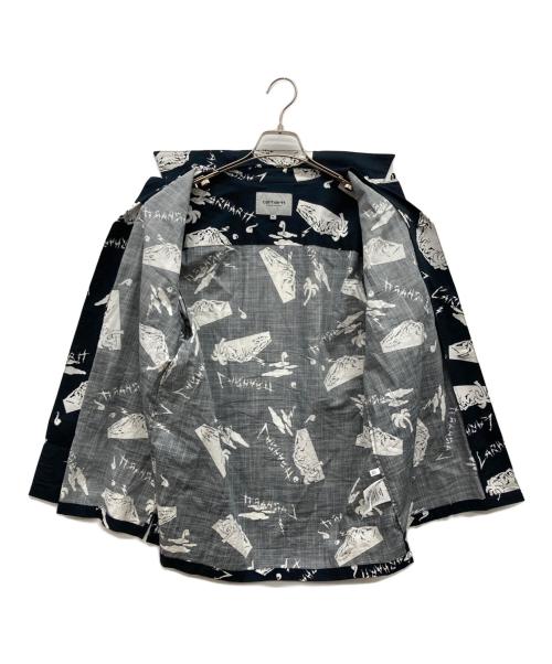 Carhartt WIP（カーハート ワーク イン プログレス）Carhartt WIP (カーハート ワーク イン プログレス) アロハシャツ ブラック サイズ:Ｍ　175/92Aの古着・服飾アイテム