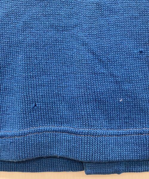 skipper by WILSON BROTHERS（スキッパー バイ ウィルソン ブラザーズ）skipper by WILSON BROTHERS (スキッパー バイ ウィルソン ブラザーズ) レタードカーディガン ブルー サイズ:42の古着・服飾アイテム