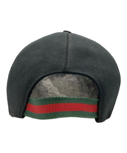 GUCCI（グッチ）GUCCI (グッチ) インターロッキングGキャップ ブラックの古着・服飾アイテム