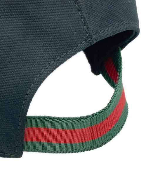 GUCCI（グッチ）GUCCI (グッチ) インターロッキングGキャップ ブラックの古着・服飾アイテム